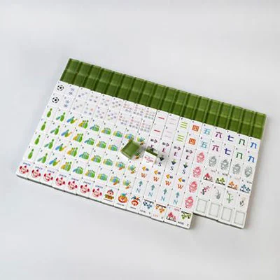 Purple Glitz Mahjong Set